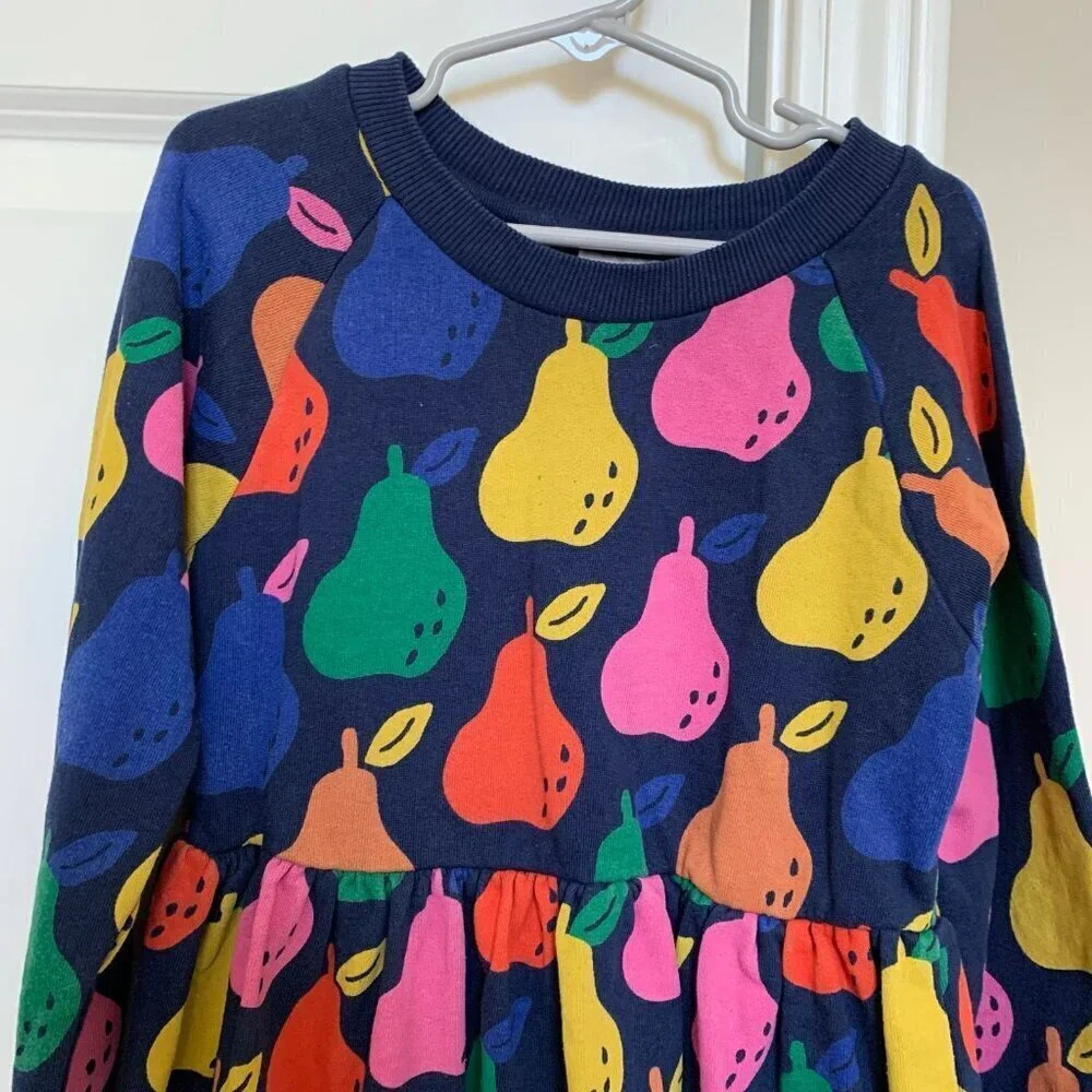 Hanna Andersson Girl Sweatshirt dress 6-7 years